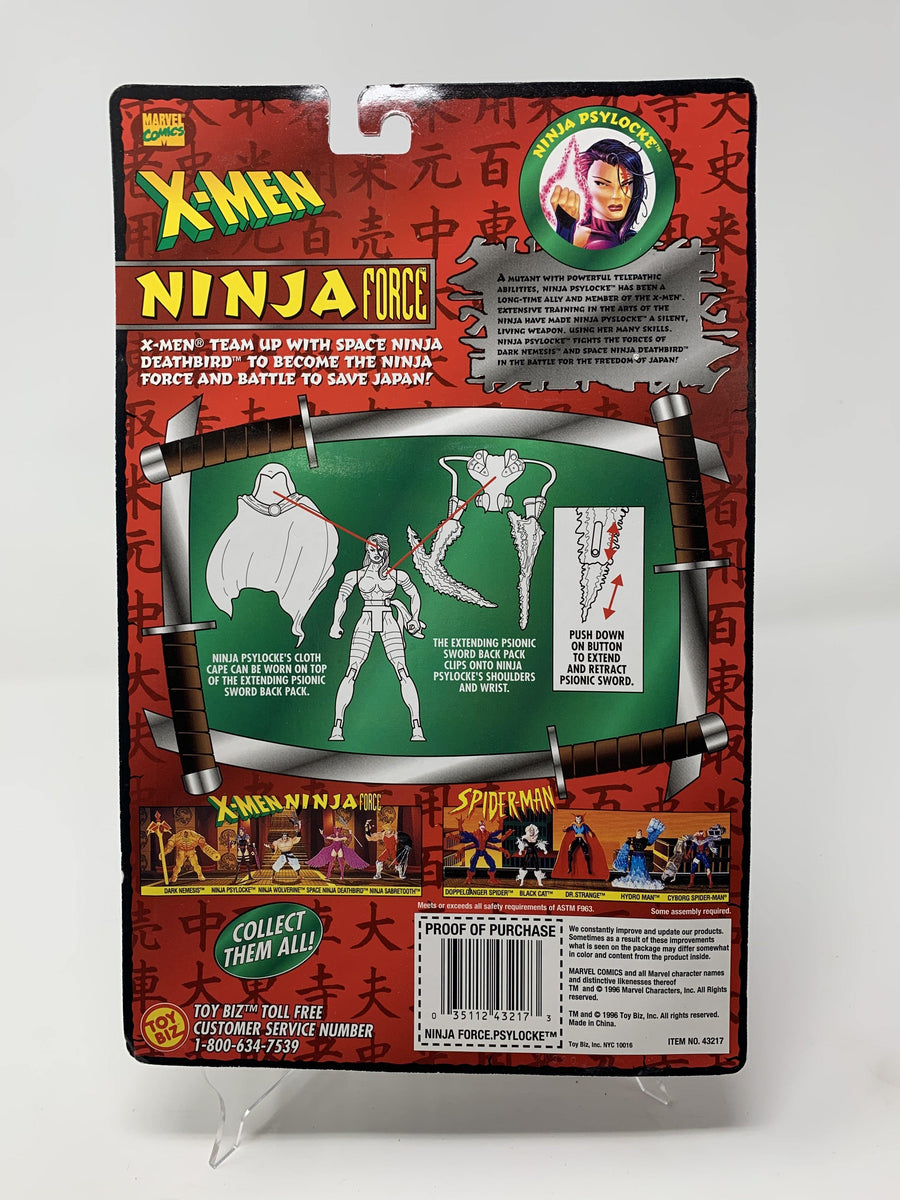 Psylocke X-Men: Ninja Action Figure (BRAND NEW/1996) – Schway