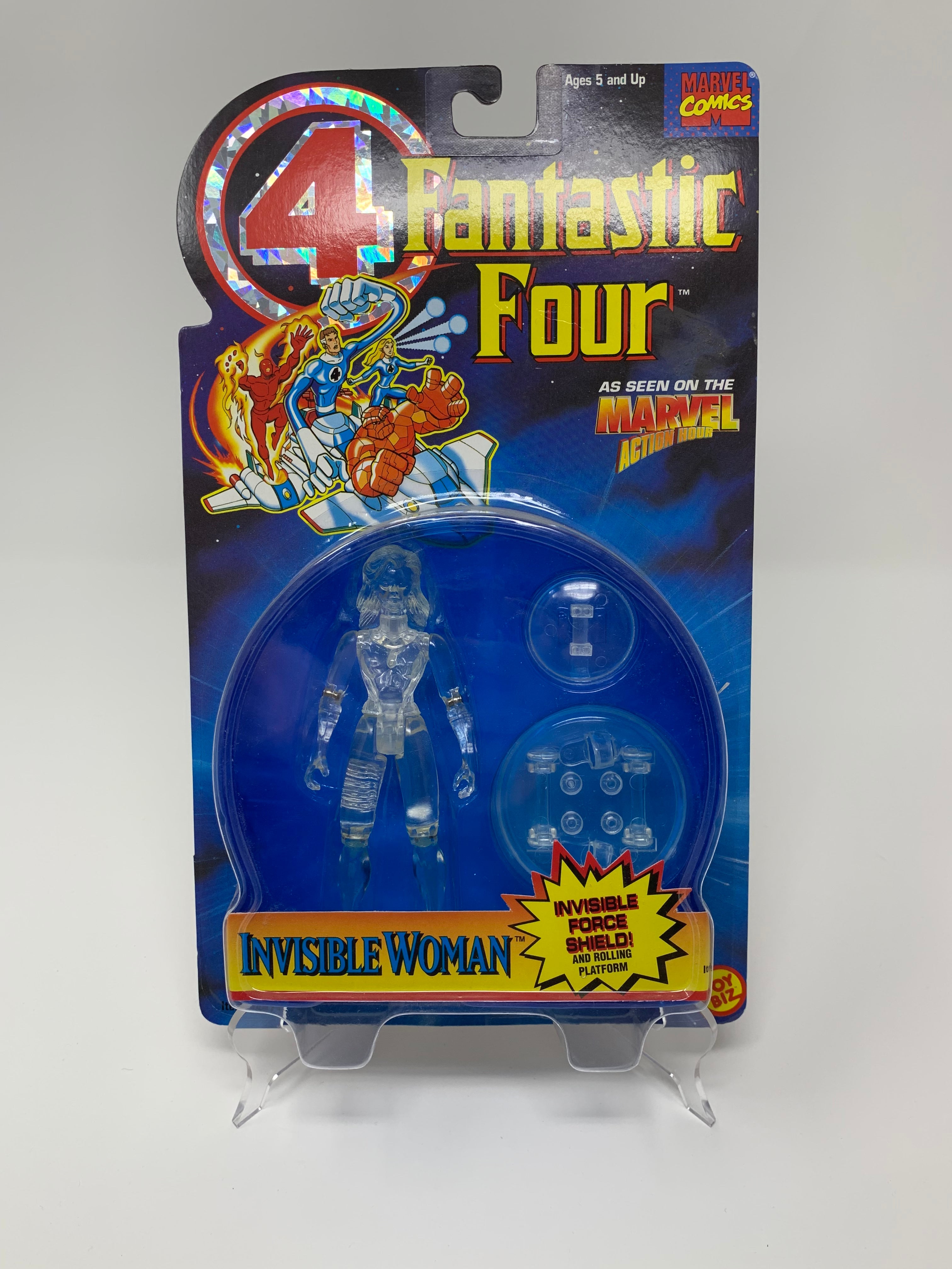 Invisible Woman w/ Invisible Force Shield Fantastic 4 Action
