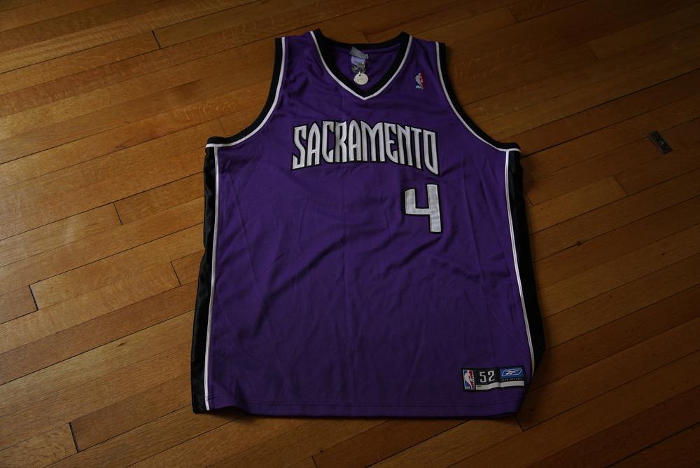 Sacramento Kings Chris Webber Nike Jersey 2XL Nike Rewind Purple Basketball  VTG
