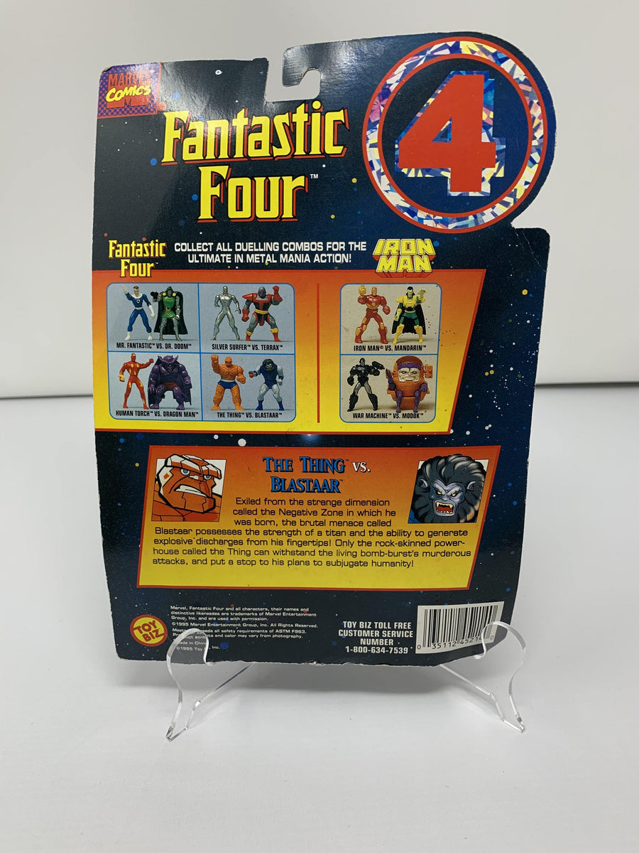 The Thing vs Blastaar Fantastic 4 Metal Miniatures | Vintage