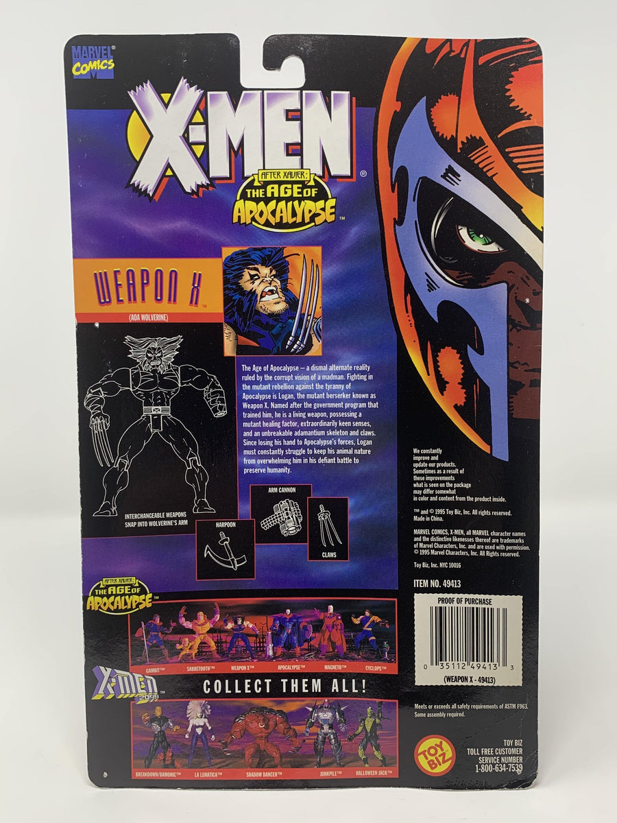 Weapon X X-Men: Age Of Apocalypse Action Figure (BRAND NEW