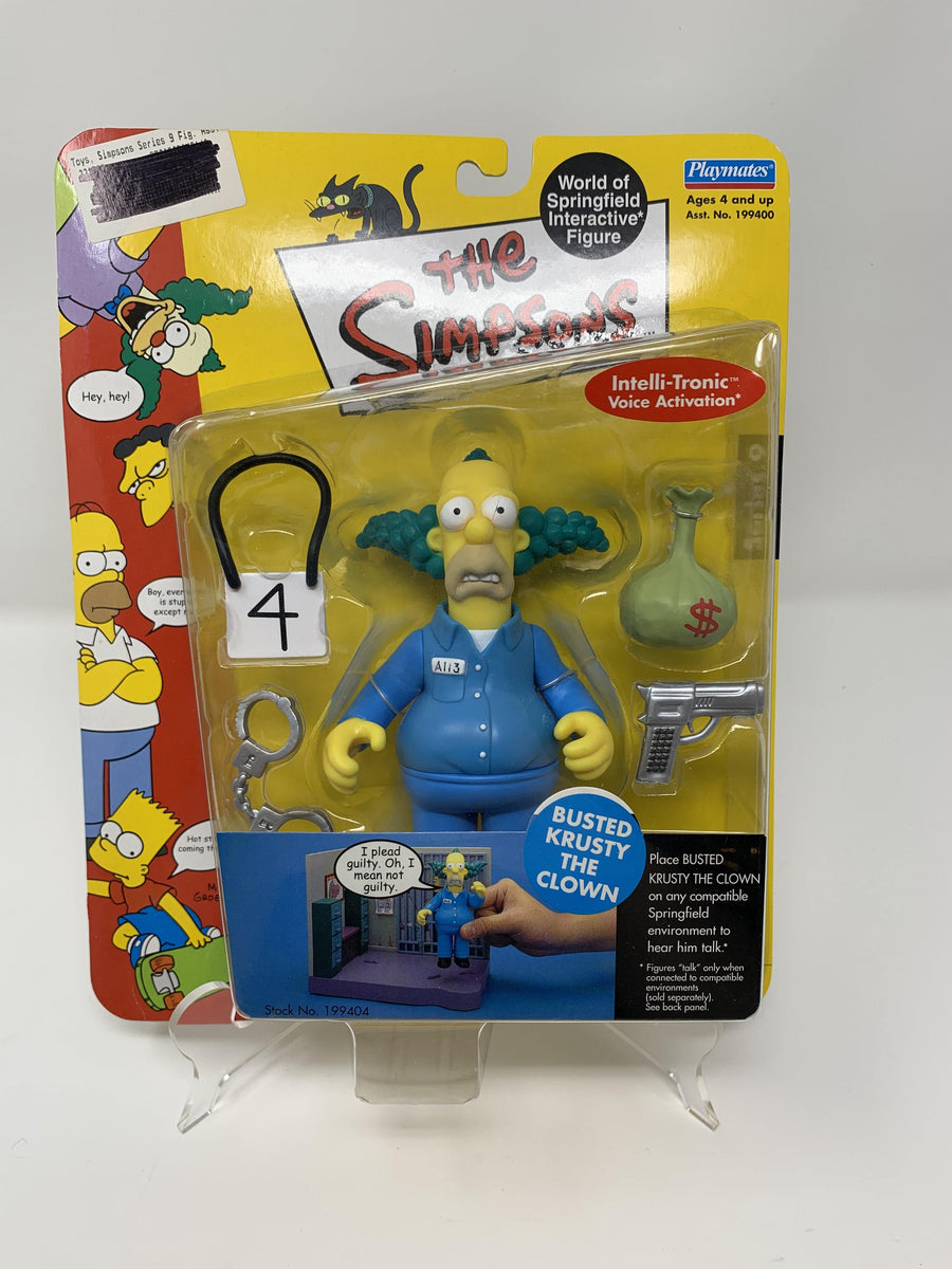 The Simpsons Series #9 Busted Krusty The Clown 2002
