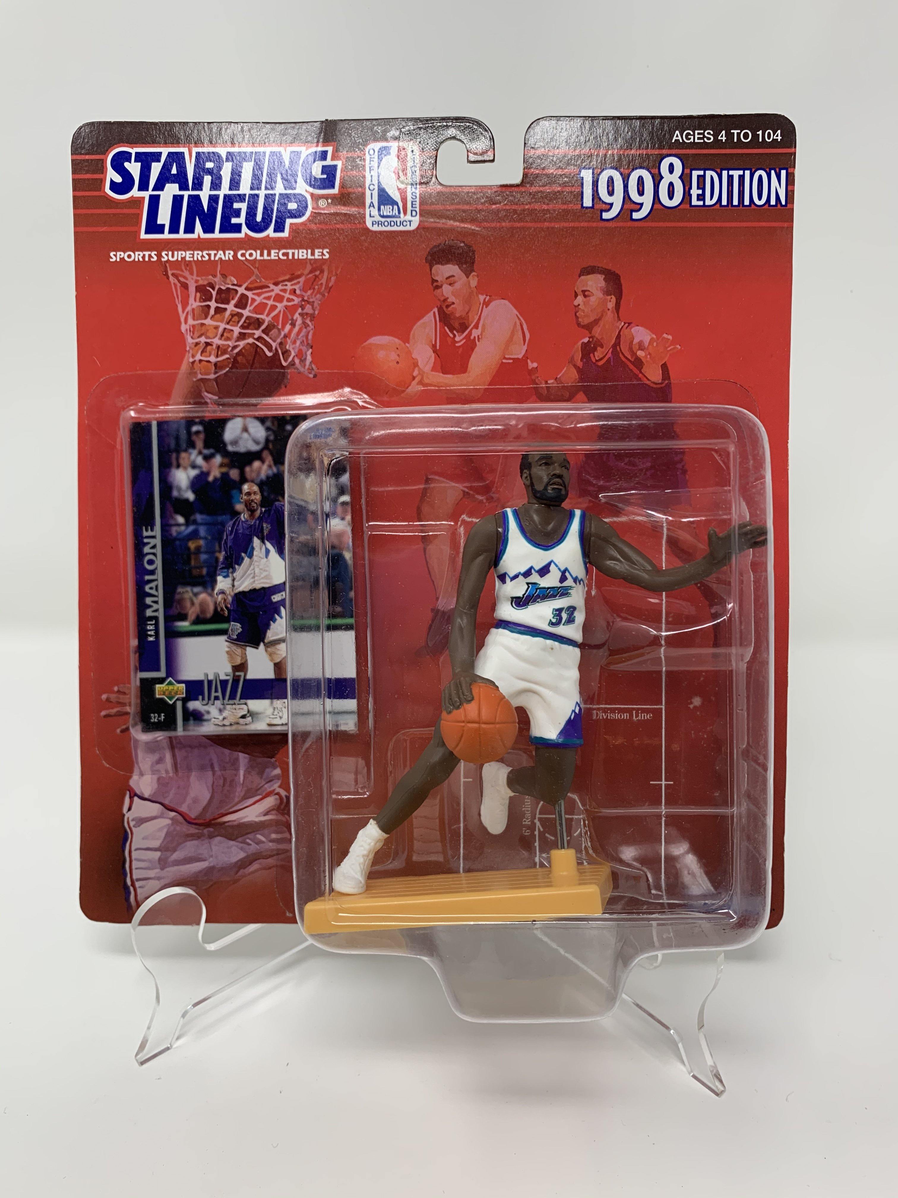 Karl Malone Utah Jazz Starting Lineup Action Figure (New/1998