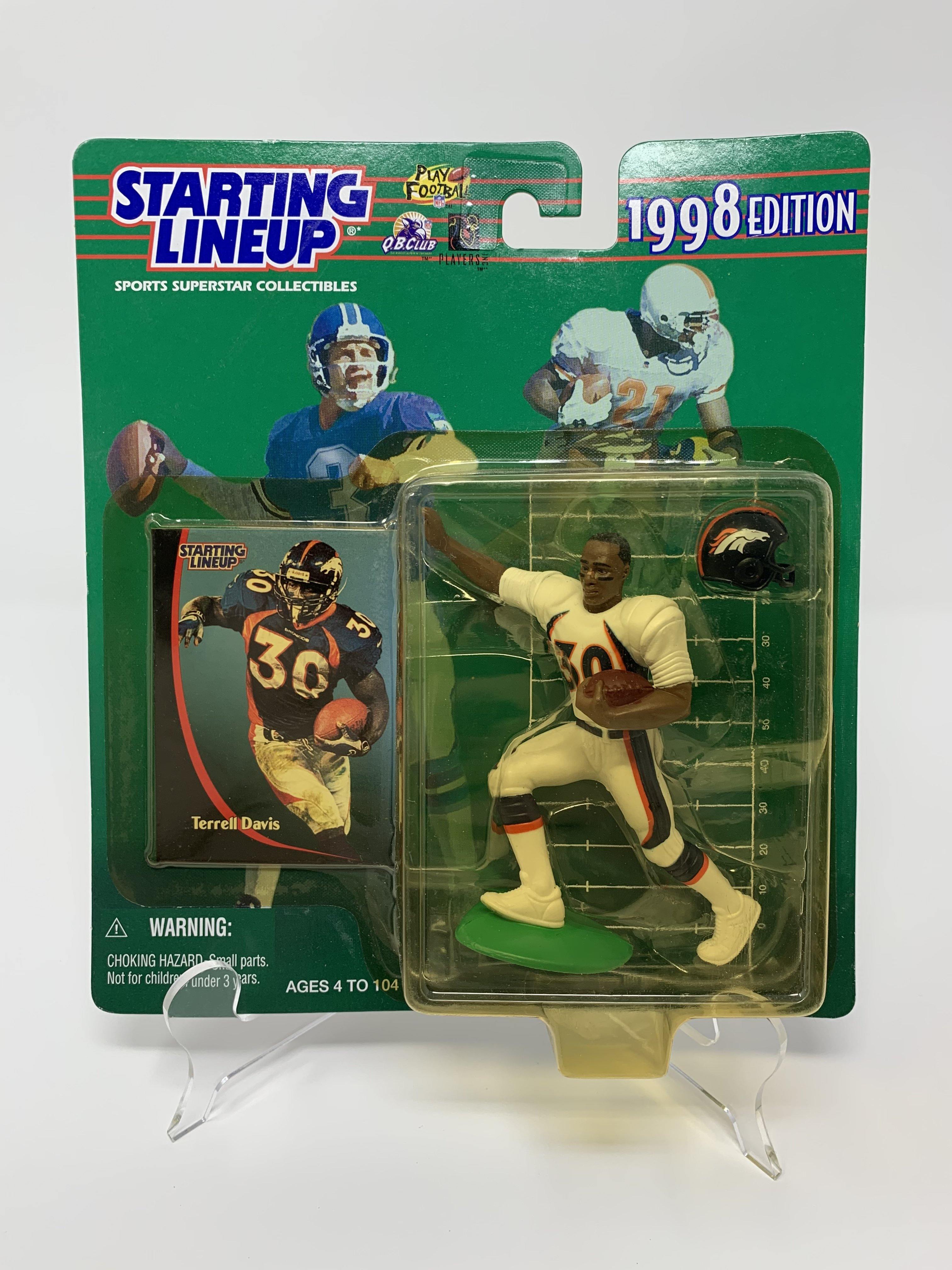 Terrell Davis Denver Broncos Action Figure | Vintage NFL