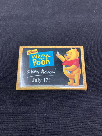 Winnie the Pooh Promo Button (Used/1990’s) - Schway Nostalgia Co., Button/Pin - Action Figure,