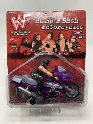 Undertaker WWF Bump ‘N Bash Motorcycle (New/2000) - Schway Nostalgia Co., Wrestling Vehicle - Action Figure,