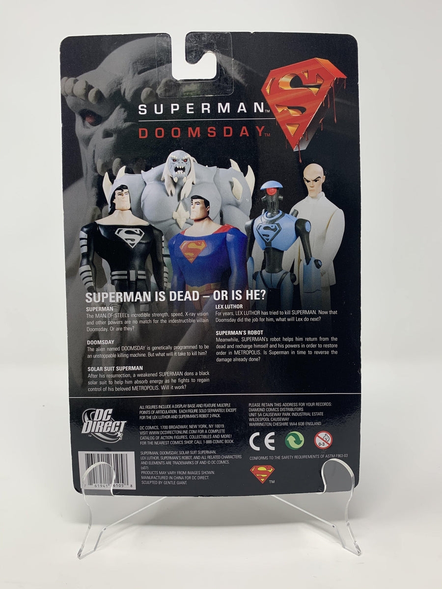 Lex Luthor & Superman’s Robot Superman Doomsday Action Figure (BRAND N ...
