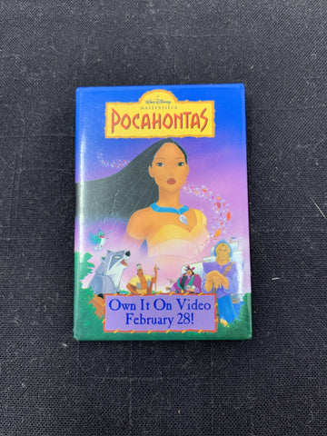 Pocahontas Promo Button (Used/1990’s) - Schway Nostalgia Co., Button/Pin - Action Figure,
