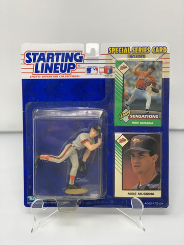 Mike Mussina, Baltimore Orioles, baltimore, maryland, maryland sports, Starting Lineup, starting lineup Action Figure, Schway Nostalgia Co., Action Figure, mlb, baseball, baseball, headline collection, starting lineup headline collection, vintage, toy, collectible, collectible toy, baseball, baseball collectible, baseball toy, mlb hof, mlb hall of fame, mlb cy young, cy young, cy young winner