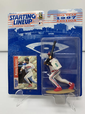 Manny Ramirez, Cleveland Indians, MLB, Starting Lineup, starting lineup Action Figure, Schway Nostalgia Co., Action Figure, mlb, baseball, baseball, starting lineup, vintage, toy, collectible, collectible toy, baseball, baseball collectible, baseball toy, all star, 