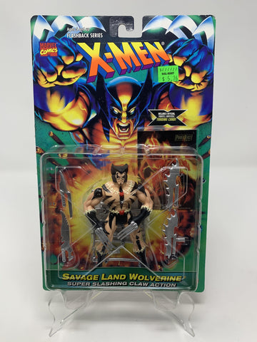 Savage Land Wolverine X-Men: Flashback Series Action Figure (BRAND NEW/1996) - Schway Nostalgia Co., Action Figure - Action Figure,