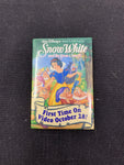 Snow White & The Seven Dwarves Rectangle Promo Button (Used/1990’s) - Schway Nostalgia Co., Button/Pin - Action Figure,