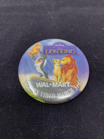 The Lion King Circle Promo Button (Used/1990’s) - Schway Nostalgia Co., Button/Pin - Action Figure,
