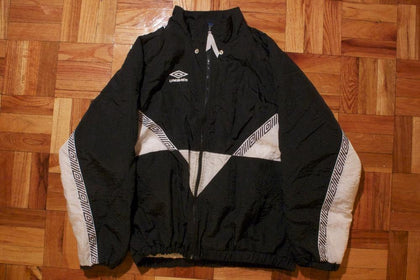 Umbro Black & White Jacket (Large/Consignment) - Schway Nostalgia Co., Jacket - Action Figure,