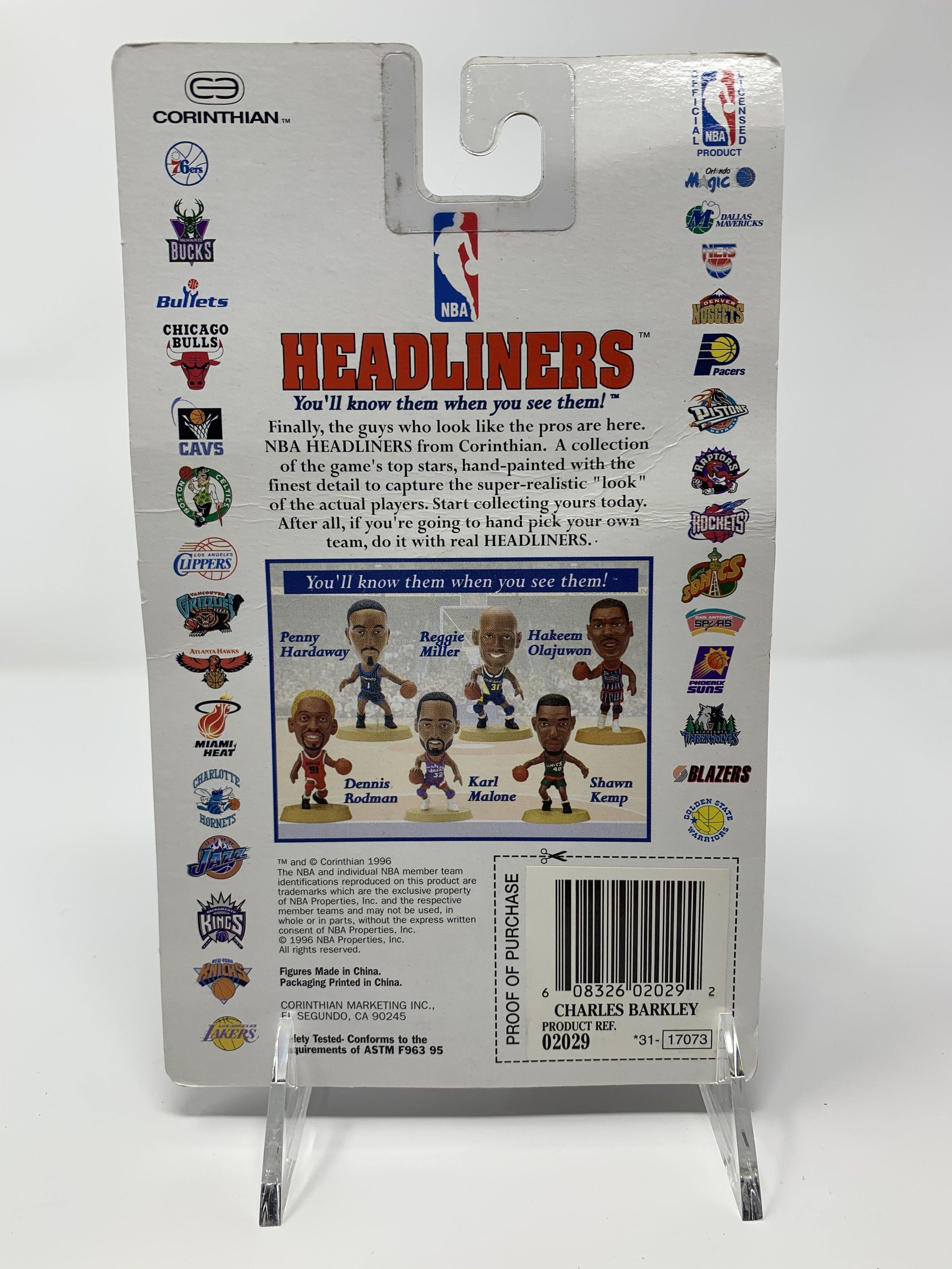 Charles Barkley Houston Rockets Mini Figure | Vintage NBA