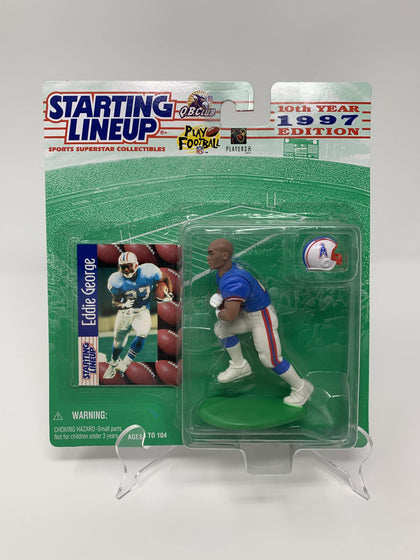 Eddie George, Houston Oilers, oilers, Tennessee Titans, tennessee, titans, knoxville, houston, texas,  starting lineup Action Figure, Schway Nostalgia, Action Figure, nfl, football, starting lineup, vintage, toy, collectible, collectible toy, football collectible, football toy, toy, all star, nfl pro bowler,