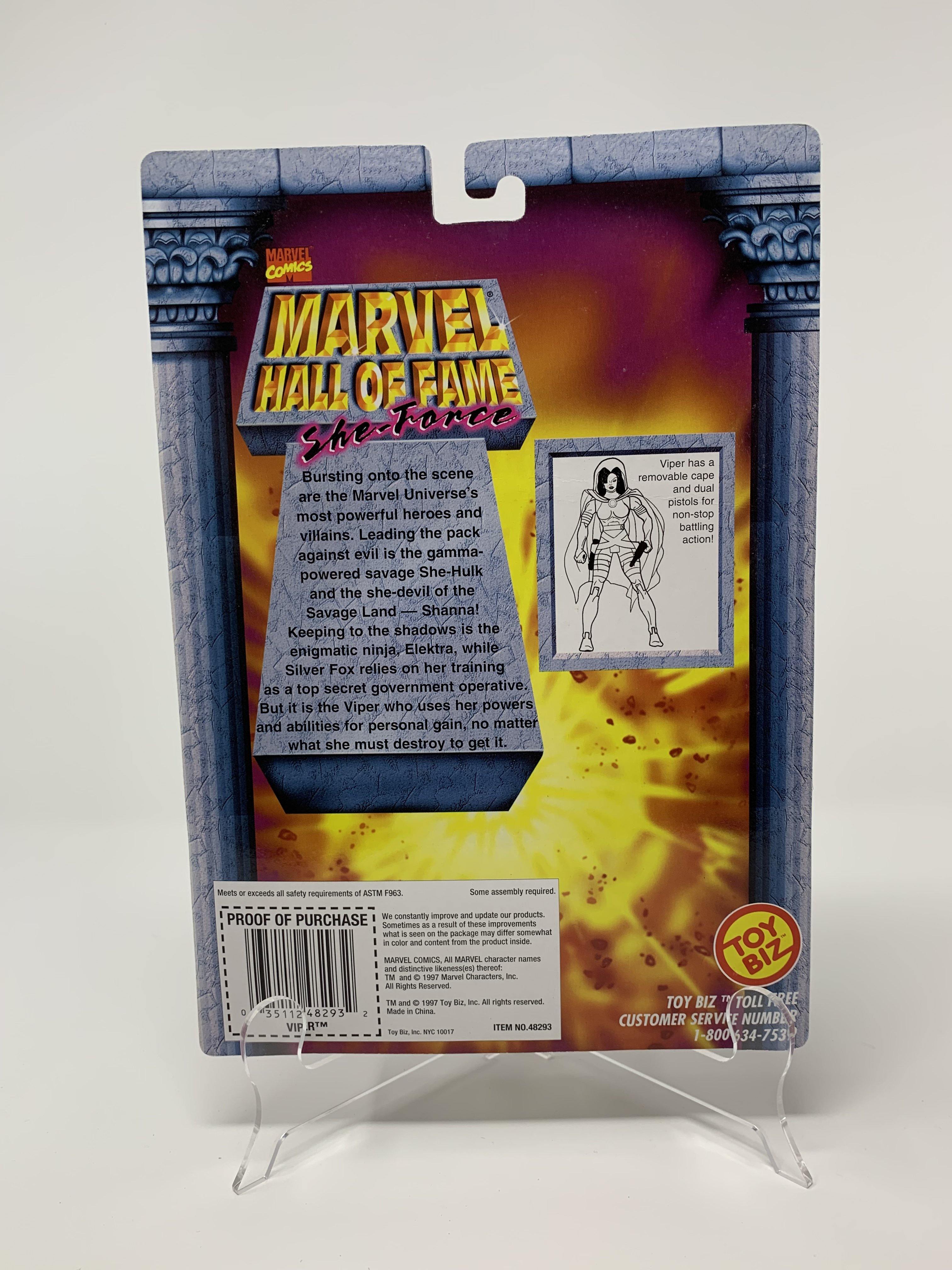 Viper Marvel Hall of Fame Action Figure (BRAND NEW/1997) – Schway
