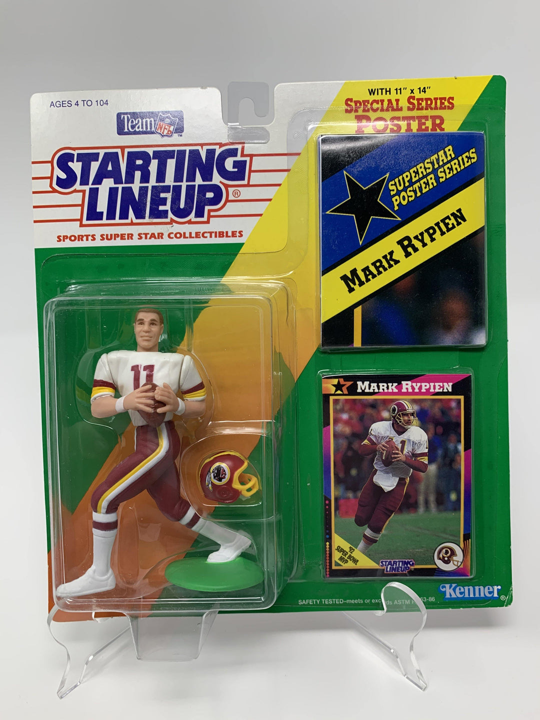 Starting lineup washington redskins store lot of 13 figures 90s-2000s all new in box