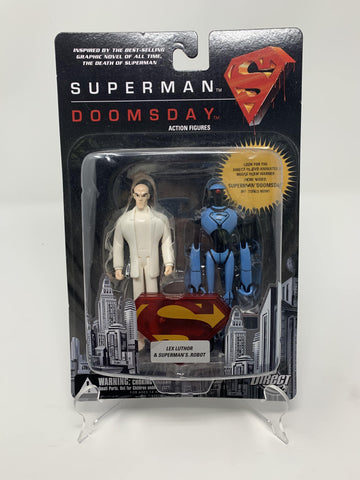 Lex Luthor & Superman’s Robot Superman Doomsday Action Figure (BRAND NEW/2007) - Schway Nostalgia Co., Action Figure - Action Figure,