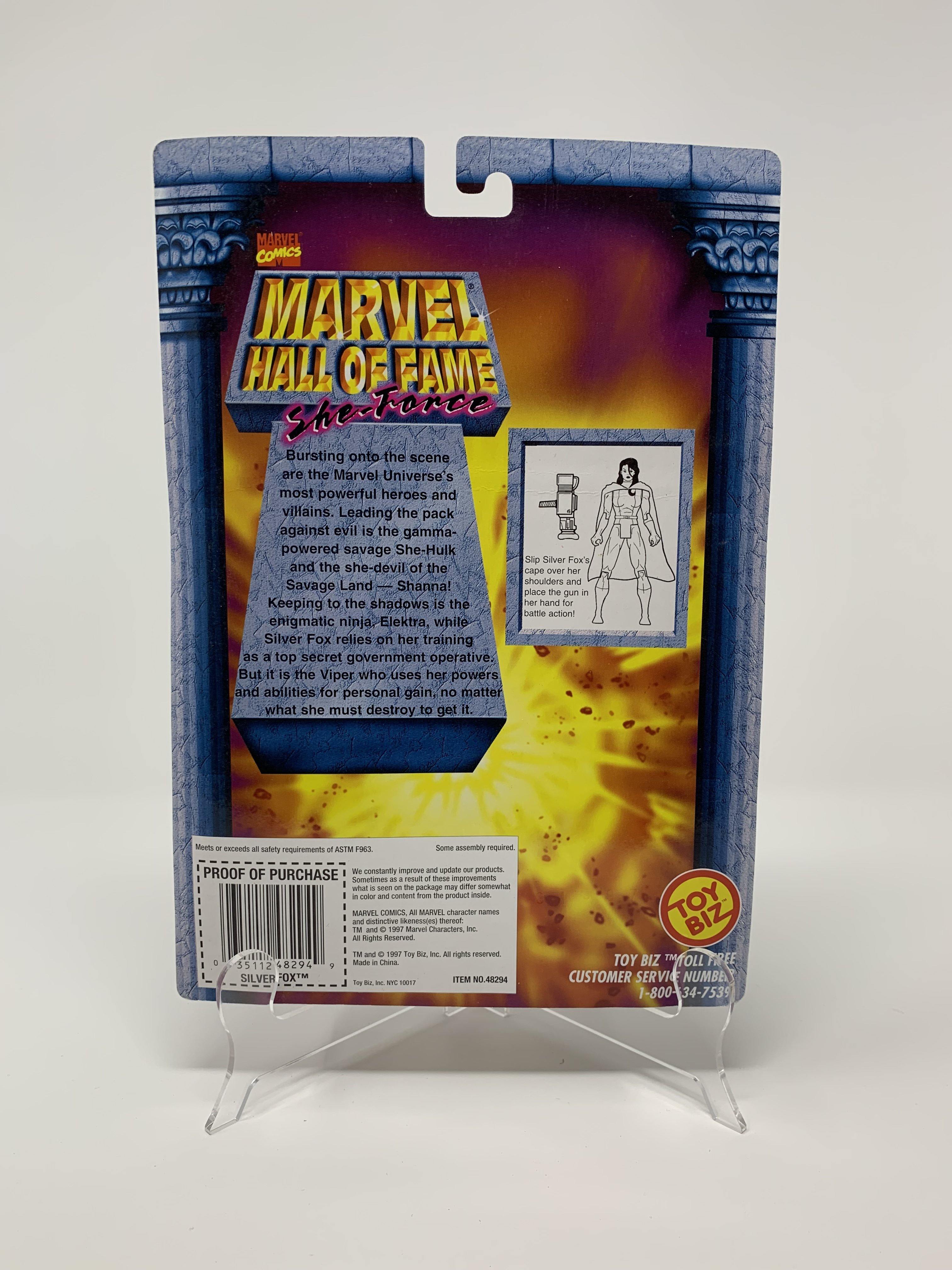 Silver Fox Marvel Hall of Fame Action Figure (BRAND NEW/1997