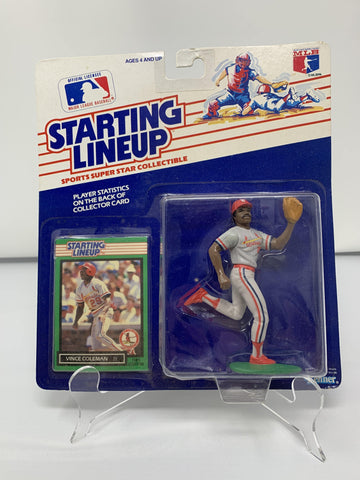 Vince ColemanSt. Louis Cardinals, st louis, st. louis, cardinals, Starting Lineup, starting lineup Action Figure, Schway Nostalgia Co., Action Figure, mlb, baseball, mlb all star, baseball, vintage, toy, collectible, collectible toy, baseball, baseball collectible, baseball toy,