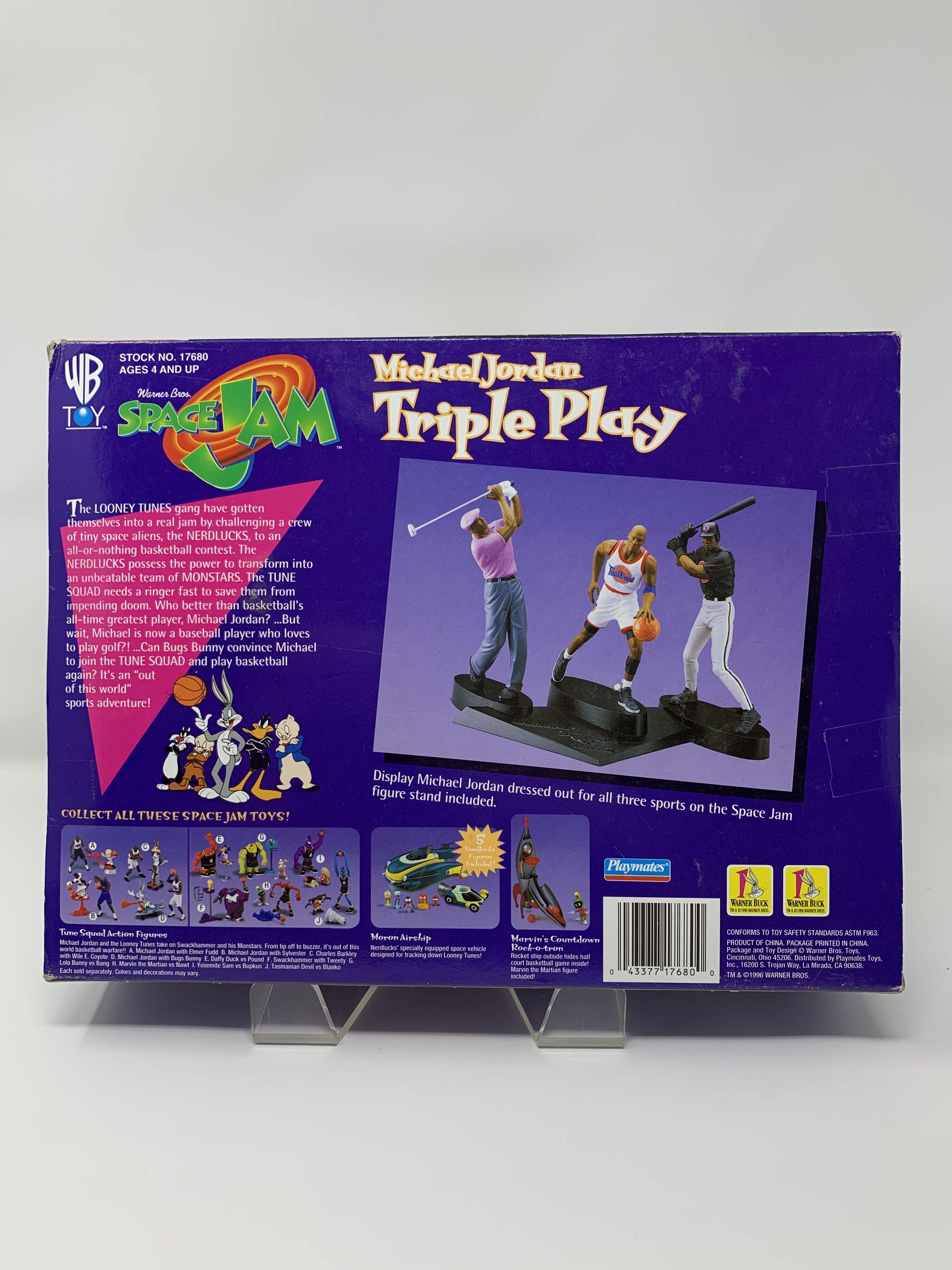 Michael Jordan Space Jam Triple Play Action Figure Set (1996
