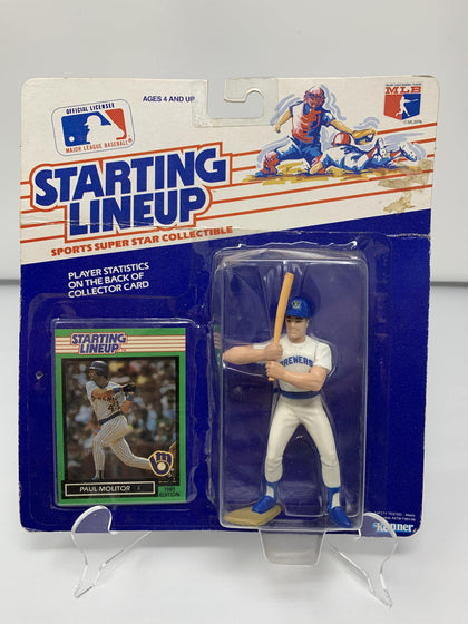 Paul Molitor, Milwaukee Brewers, Wisconsin, milwaukee, brewers, MLB, Starting Lineup, starting lineup Action Figure, Schway Nostalgia Co., Action Figure, mlb, baseball, baseball, starting lineup, vintage, toy, collectible, collectible toy, baseball, baseball collectible, baseball toy, HOF, Hall of fame, all star, mlb all star, mlb hall of fame