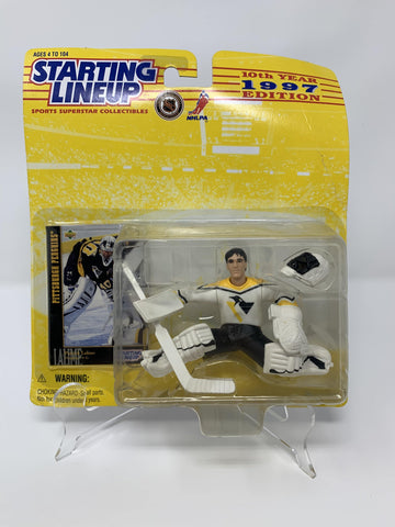 Patrick Lalime, Pittsburgh Penguins, pittsburgh, pennsylvania, starting lineup Action Figure, Schway Nostalgia, Action Figure, nhl, hockey, starting lineup, vintage, toy, collectible, collectible toy, hockey collectible, hockey toy, toy, all star, nhl all star,